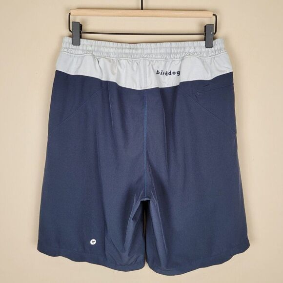 Birddogs Liner Shorts Gym Athletic Inseam 9 Inch Navy Blue Size L Long